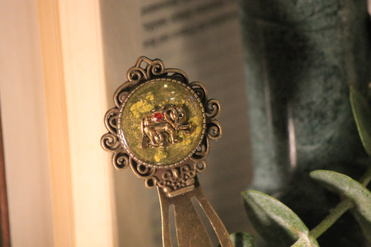 elephant charm bookmark